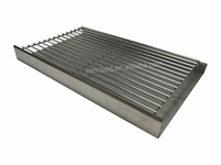 Kit de barbecue au charbon de bois en briques robuste pour l'extérieur, à construire soi-même, avec fixation pour armoire