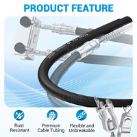 Juego de Cables de Freno (Núcleo de Acero Inoxidable) para Modelos EZGO TXT y Medalist de Gasolina/Eléctricos 1994-2008 OEM # 70969-G03