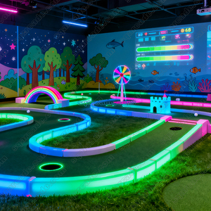 Attrezzatura per Parco Giochi Interno con Proiezione Interattiva, Murale Fluorescente e Mini Golf Luminoso a LED - Product Image 4