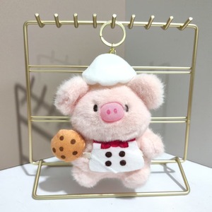Portachiavi Peluche Maialino Chef Carino Goode, Nuovo Design, Ciondolo per Zaino, Regalo - Product Image 5