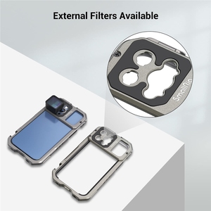 SmallRig Mobile Phone Video <span class=keywords><strong>Cage</strong></span> Handle Rig pour <span class=keywords><strong>iPhone</strong></span> <span class=keywords><strong>13</strong></span> <span class=keywords><strong>Pro</strong></span> / <span class=keywords><strong>pro</strong></span> <span class=keywords><strong>Max</strong></span> compatible avec les objectifs filetés M-mount 17mm - Product Image 4