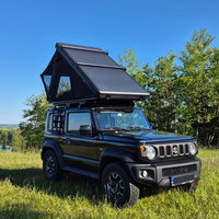 Tente de toit rigide en aluminium certifiée CE pour voiture, tente de toit triangulaire à coque rigide pour camping