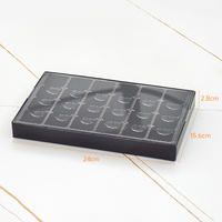 Emballage personnalisé de luxe exclusif en carton recyclé transparent de qualité alimentaire pour mini barres de chocolat, avec pelliculage mat et gaufrage