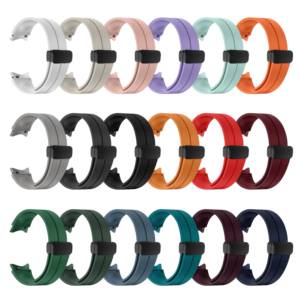 <span class=keywords><strong>Bracelet</strong></span> de montre intelligente Win-Win en silicone respirant avec fermeture magnétique pour Samsung <span class=keywords><strong>Galaxy</strong></span> Watch 6 40mm – Vente en gros - Product Image 1
