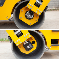 Rouleau vibratoire à asphalte KOTAI KD03 de 3 tonnes avec double tambour, haute efficacité, puissance de 28 kW pour l'ingénierie municipale