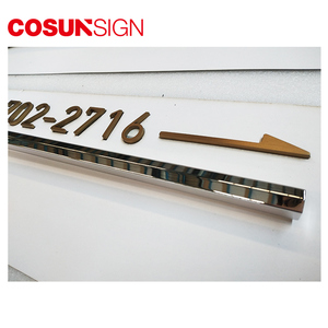Placa <span class=keywords><strong>de</strong></span> puerta iluminada LED para interiores, letreros con acabado <span class=keywords><strong>de</strong></span> acero inoxidable, ilumina el número <span class=keywords><strong>de</strong></span> habitación <span class=keywords><strong>de</strong></span> <span class=keywords><strong>la</strong></span> casa - Product Image 6