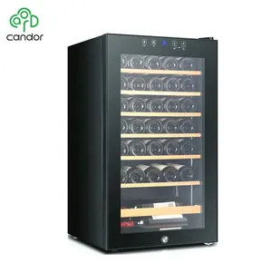 โรงงานขายส่ง48ขวดคอมเพรสเซอร์ Cooling จอแสดงผลตู้เย็นตู้เก็บไวน์ Cellar ตู้เย็น2020