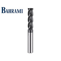 Wolframkarbid 65 Grad HRC65 4-Schneidfräser mit Schwarzer Nano-Beschichtung für Hartmetall CNC-Bearbeitung
