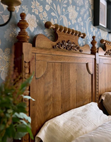 Chambre principale, lit français rétro, chambre double, lit king size de luxe
