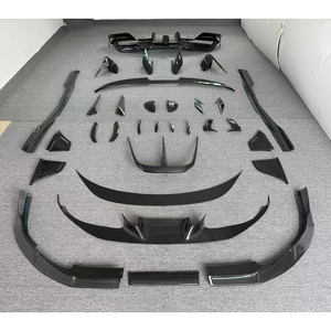 Kit de Carrocería para Ferrari <span class=keywords><strong>F8</strong></span>, Actualización a Estilo <span class=keywords><strong>Mansory</strong></span> MSY, Alerón Delantero y Trasero de Fibra de Carbono, Faldones Laterales - Product Image 2