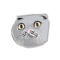 Support d'usine de haute qualité personnalisé mignon Pin's Logo métal coulée plaqué or baleine émail épinglettes et badges