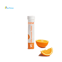 OEM Vitamine C avec collagène pour le blanchiment de la peau Bon prix Acide ascorbique sans OGM Vitamine C Comprimé effervescent
