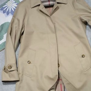 Trench-coat unisexe classique kaki, style britannique, coupe-vent, imperméable, mi-long, doublure à carreaux - Product Image 2