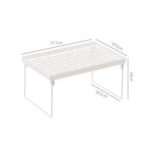 Mazon-organizador de escritorio de plástico multicapa <span class=keywords><strong>plegable</strong></span>, estante de almacenamiento para oficina, gran oferta - Product Image 6