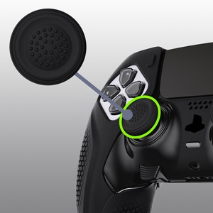 Accessoires de jeu personnalisés PlayVital, housse de protection en caoutchouc absorbant la transpiration, coque en silicone souple pour manette sans fil PS5 Edge - Product Image 6