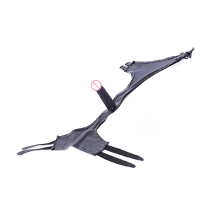 Buen <span class=keywords><strong>precio</strong></span> silicona Butt Anal Plug bragas pene cuero Vaginal Dildo pantalones cinturón <span class=keywords><strong>de</strong></span> <span class=keywords><strong>castidad</strong></span> BDSM producto <span class=keywords><strong>de</strong></span> sujeción para sexo <span class=keywords><strong>de</strong></span> pareja - Product Image 6