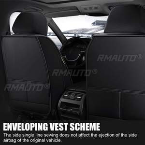 Housse de siège avant universelle de luxe en cuir PU, protège-siège, antidérapante, respirante, imperméable pour Ford pour BMW - Product Image 3