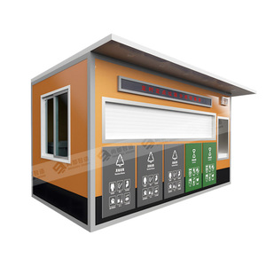 Station mobile de tri des déchets, poubelle intelligente à quatre catégories pour usage municipal - Product Image 1