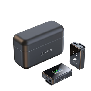 Micrófono Inalámbrico Lavalier SX62 <span class=keywords><strong>con</strong></span> Cancelación de Ruido, Ligero, <span class=keywords><strong>con</strong></span> <span class=keywords><strong>Pantalla</strong></span>, Acompañamiento BT para Teléfonos Móviles, Tabletas y Cámaras - Product Image 1