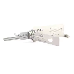 <strong>Lishi</strong> Tools 2-in-1 Civil Tool <strong>Lishi</strong> SS01/SS02 Metal H Locksmith Tools For Fire Doors Car Use - Product Image 5