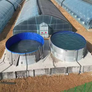 Tanque de Cultivo de Peces de Lona de PVC de Alta Densidad para Agricultura, Tanque de Cultivo de Peces Circular Móvil de Lámina Galvanizada para Piscifactoría, Venta al por Mayor de Fábrica - Product Image 6
