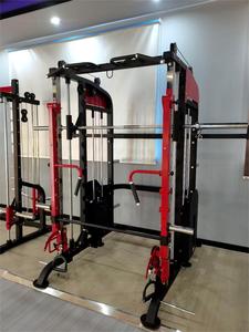 Rack de musculation professionnel commercial 10-en-1 avec station de squat et machine Smith multifonctionnelle DZ039 - Product Image 6