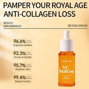 Sérum hydratant éclaircissant anti-taches et anti-acné au thé vert biologique naturel, marque privée OEM, avec vitamine C pour le visage et le corps - Product Image 6