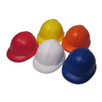 Jouet anti-stress promotionnel en mousse PU en forme de casque, personnalisable avec logo OEM, options de couleurs personnalisées, style dessin animé unisexe et créatif