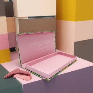 Boîte à couvercle magnétique rigide personnalisée avec logo recyclable, boîte d'emballage solide, style livre, boîte cadeau magnétique de luxe pour vêtements, chaussettes, masques pour les yeux - Product Image 1