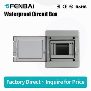 Caja de Conexiones Impermeable FENBAI Personalizada IP65 ABS/PC, Caja de Distribución MCB para Exteriores de 5-6 Vías, Certificación CE EAC UL - Product Image 1
