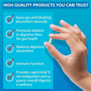 Sindirim bağırsak sağlık kapsülleri için OEM sindirim enzimleri kapsüller prebiyotikler ve probiyotikler takviyesi - Product Image 5