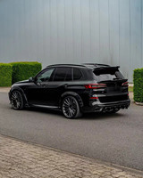 Pour BMW X5 G05 F95 kit carrosserie large en fibre de carbone X5 G05 F95 diffuseur de lèvre avant en fibre de carbone Spoiler kit carrosserie large