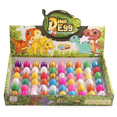 Huevos pequeños, mezcla de colores aleatorios, 2x3cm, caja de 60 unidades.