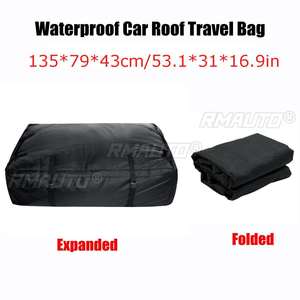 Bolsa de Carga para Techo de Coche 135x79x43cm, Bolsa de Viaje Impermeable para Equipaje, para Rieles Laterales y Barras Transversales - Product Image 3