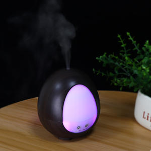 JCSY-264 Wood Grain Essential <b>Oil</b> <b>Diffuser</b> 200ml Aromatherapy Humidifier With Light Home Bedroom Desktop Gift - Product Image 2