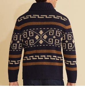 <span class=keywords><strong>Pull</strong></span> cardigan <span class=keywords><strong>zippé</strong></span> pour <span class=keywords><strong>homme</strong></span> YIYU, vêtements pour <span class=keywords><strong>homme</strong></span>, cardigan en tricot jacquard d'hiver, <span class=keywords><strong>pull</strong></span> pour <span class=keywords><strong>homme</strong></span> grande taille, douceur au contact de la peau - Product Image 6