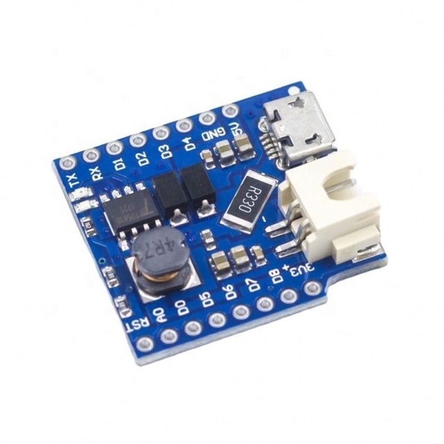 WeMos D1 Mini Battery Shield for mini ESP8266