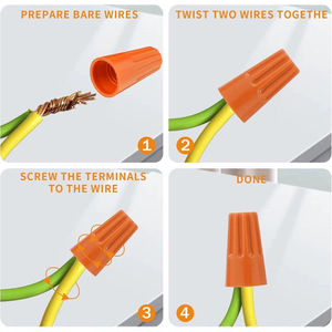 Reason P2 <b>Wire</b> Connector 2 Gauge Plastic <b>Quick</b> <b>Connect</b> Terminal For Electrical Appliances And Lighting - Product Image 2