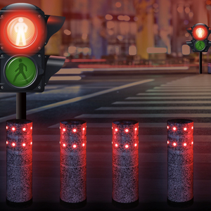 Barrière de balançoire extérieure lumineuse <span class=keywords><strong>jardin</strong></span> paysage pierre boule colonne parc caractéristique pour bloqueur de route et obstacle de stationnement - Product Image 5