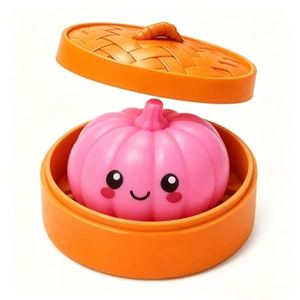 Novedad: Juguetes Blandos de Halloween con Forma de Dumpling, Calabaza y Bol Misterioso, Juguetes Antiestrés Fidget, Squishies de Halloween - Product Image 6