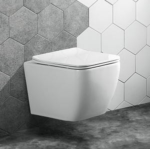 Inodoro de Pared de Cerámica con Cierre Suave, Sanitario Simple - Product Image 2