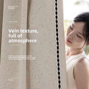 <span class=keywords><strong>Tende</strong></span> Oscuranti <span class=keywords><strong>Rose</strong></span> Manor in Ciniglia Goffrata Stile Medievale Francese per Camera da Letto, Soggiorno, Balcone, con Motivo Floreale e Protezione Solare - Product Image 4