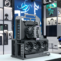 Boîtier PC Socooler Full Tower en aluminium avec fenêtre latérale pour carte mère ATX, cabinet pour joueurs, bricolage, refroidisseur d'eau, ordinateur de bureau pour jeux