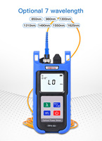 Compteur de puissance optique OPM FTTH 10mW VFL avec connecteur SC UPC intégré de haute précision, testeur de puissance optique TPV-53