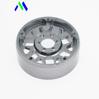 Pièces en aluminium usinées CNC sur mesure OEM de haute précision, composants métalliques anodisés fraisés et tournés, engrenages de drone et de robot