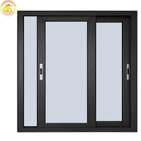 Maßgefertigtes thermisch getrenntes Aluminium-Schiebefenster mit doppelt gehärtetem Glas aus China