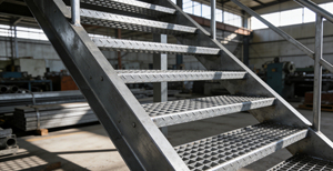 Plateforme de passerelle en treillis métallique / Treillis de canalisation galvanisé / Treillis d'escalier en acier soudé ordinaire - Product Image 3