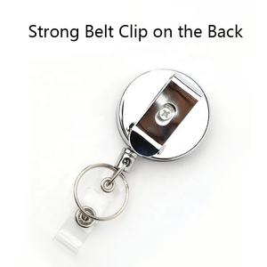 Porte-clés rétractable en plastique robuste solide câble métallique <span class=keywords><strong>Yoyo</strong></span> Badge bobine porte-clés pour accessoire de porte-Badge de sangle d'identification - Product Image 3
