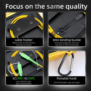 Prix usine 500 m 1 km 2km câble d'extension de test OTDR testeur de <span class=keywords><strong>fibre</strong></span> <span class=keywords><strong>optique</strong></span> otdr SC/ FC/ LC UPC/ APC OTDR boîte de câble de transmission - Product Image 4