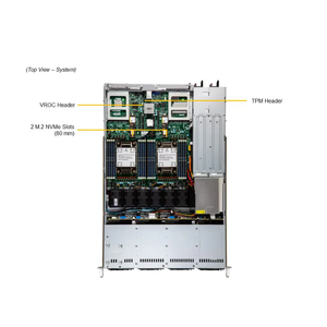 Serveur en rack Super SYS-611C-TN4R 1U pour centre de données, virtualisation et applications cloud - Product Image 3